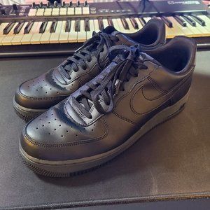 AIR FORCE 1 Flyleather - Black